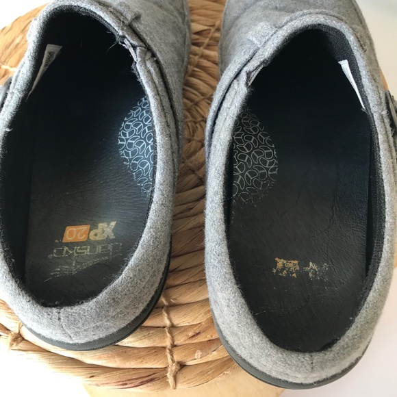 Merrell Grey Wool Kassie Buckle Slip On Shoe Sz 11 - Picture 7 of 8